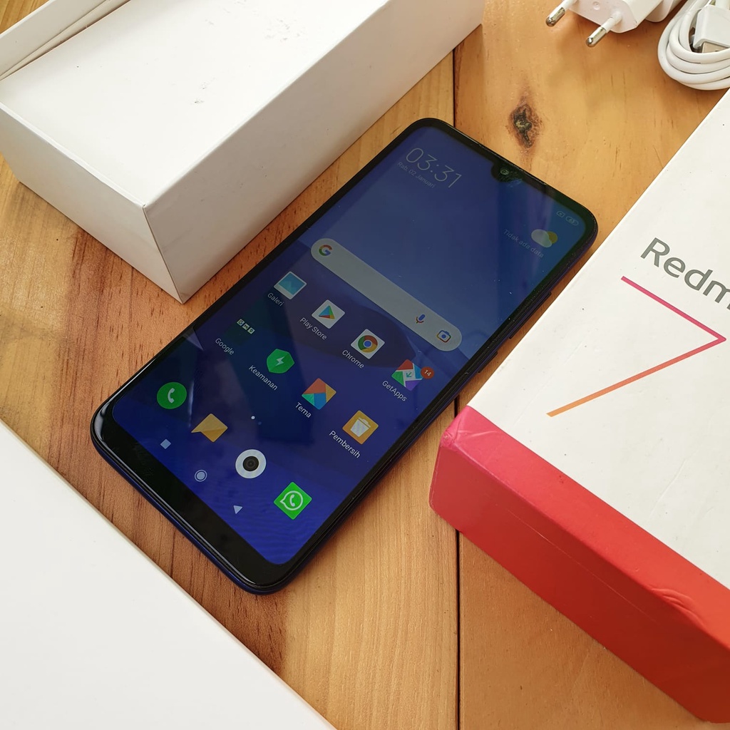 HP SECOND XIAOMI REDMI 7 2/16GB &amp; 3/32GB HANDPHONE SECOND HP SEKEN HP BEKAS MURAH