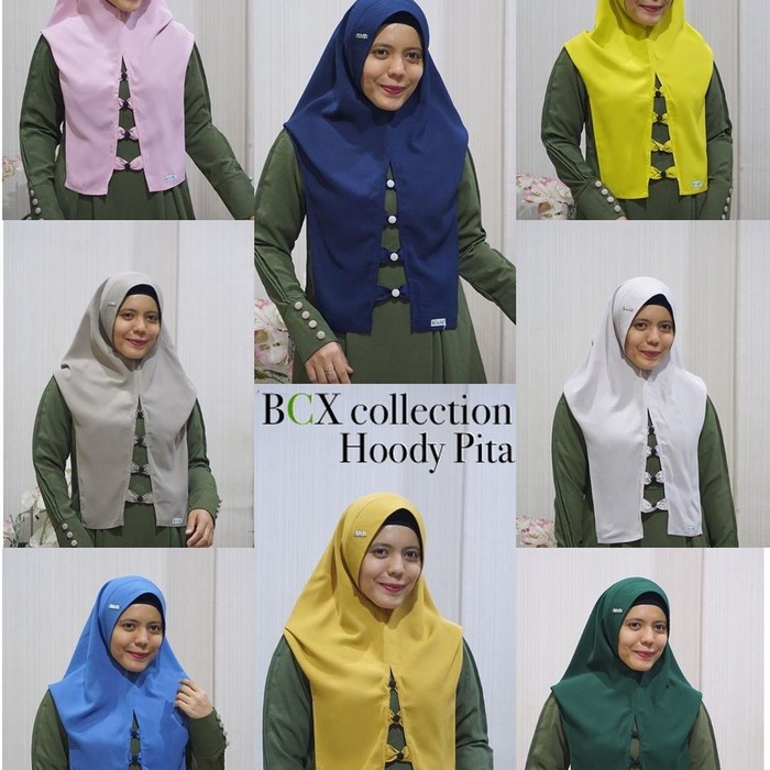Jilbab/Kerudung/Hijab Hoodie Pita BCX (Bi.Ce.Xa) ORIGINAL