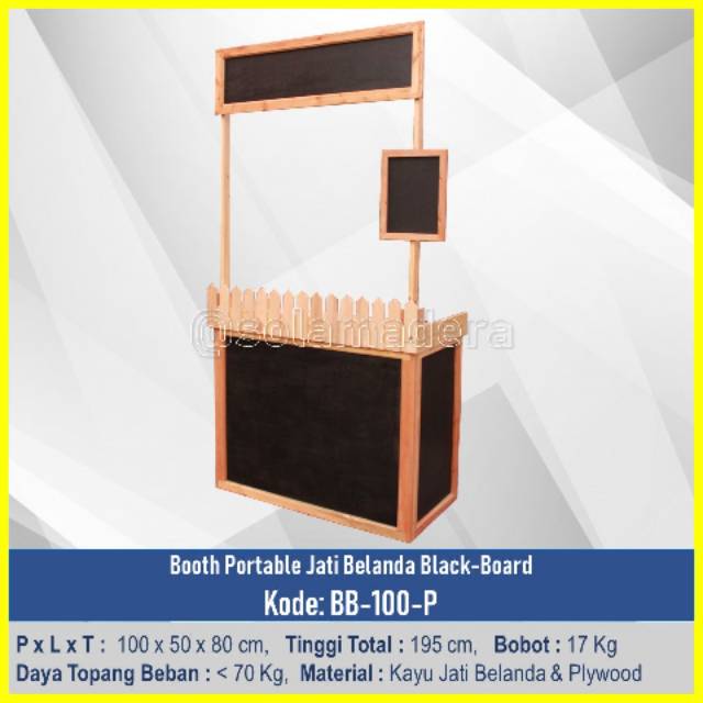 Jual Meja Lipat Booth Portable Stand Bazar Jati Belanda Hiasan Pagar