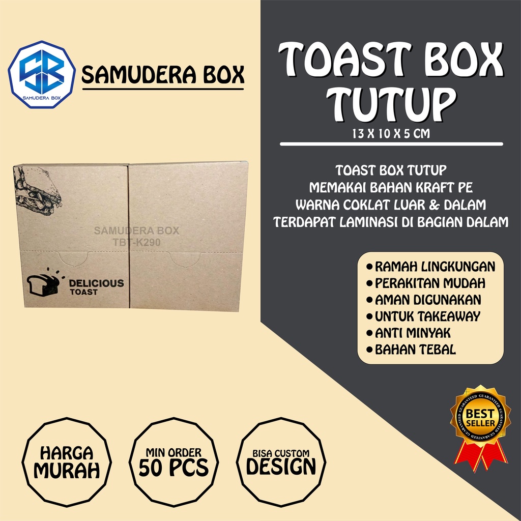 Toast Box Take Away / TOAST BOX TUTUP