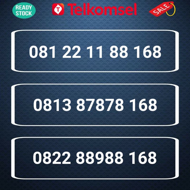 Nomor Cantik Telkomsel Super Hoki 168
