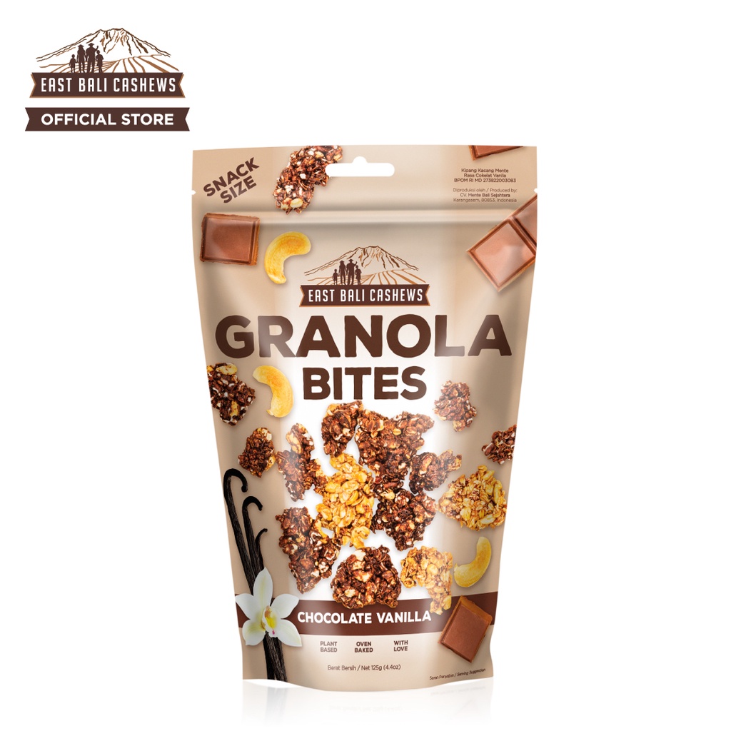 

Granola Bites Chocolate Vanilla - East Bali Cashews