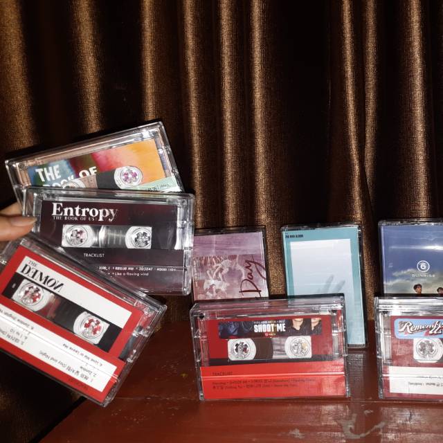 DAY6 Cassette Tape Album (The Day, Sunrise, Moonrise, Shoot Me, Remember Us, Entropy)