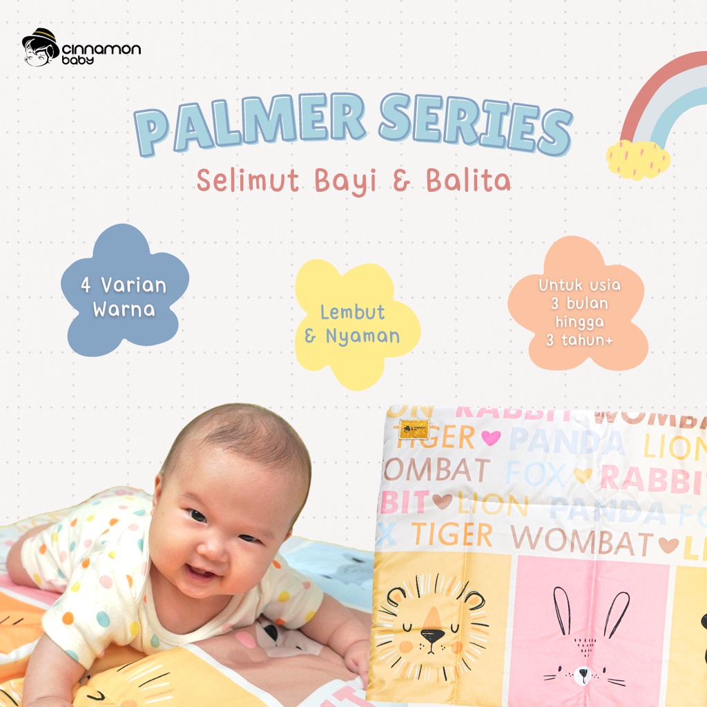 Cinnamon Baby - Selimut Bayi &amp; Balita Palmer Series / Selimut Anak Premium Quality