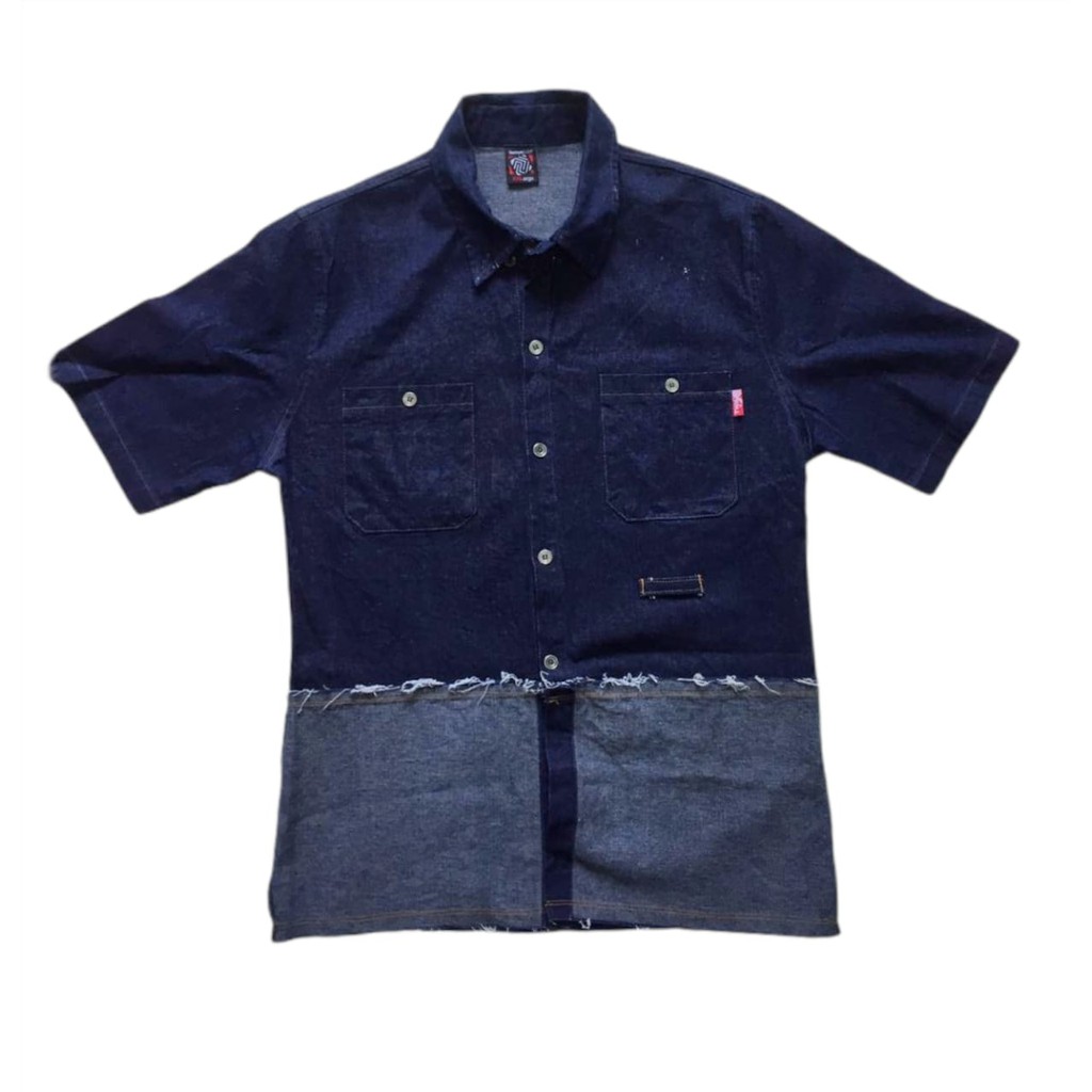 kemeja jeans destroyer culture