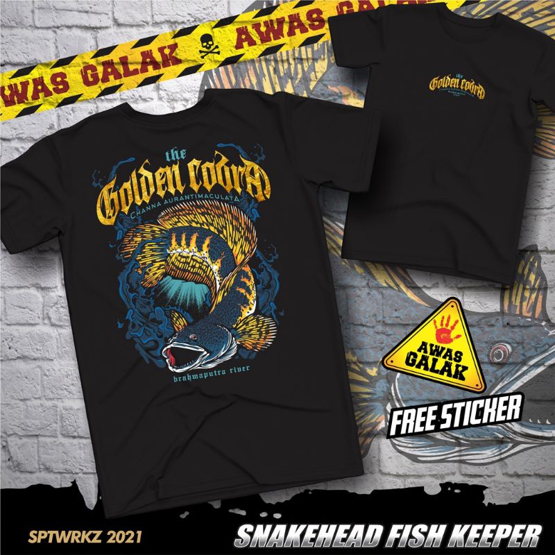 KAOS CHANNA AURANTI (GOLDEN COBRA)