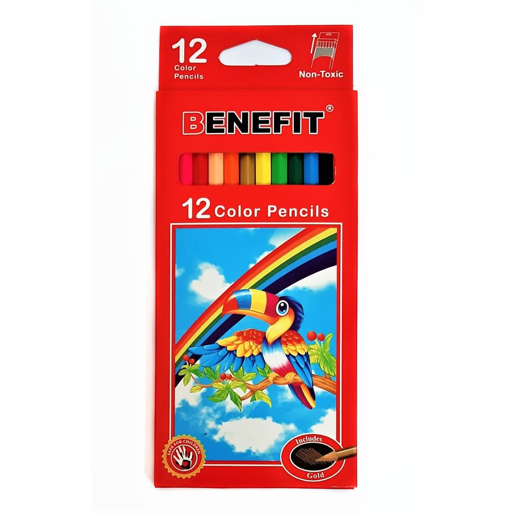 

PENSIL WARNA 12 WARNA PANJANG COLOUR PENCIL 12 COLOURS BAGUS