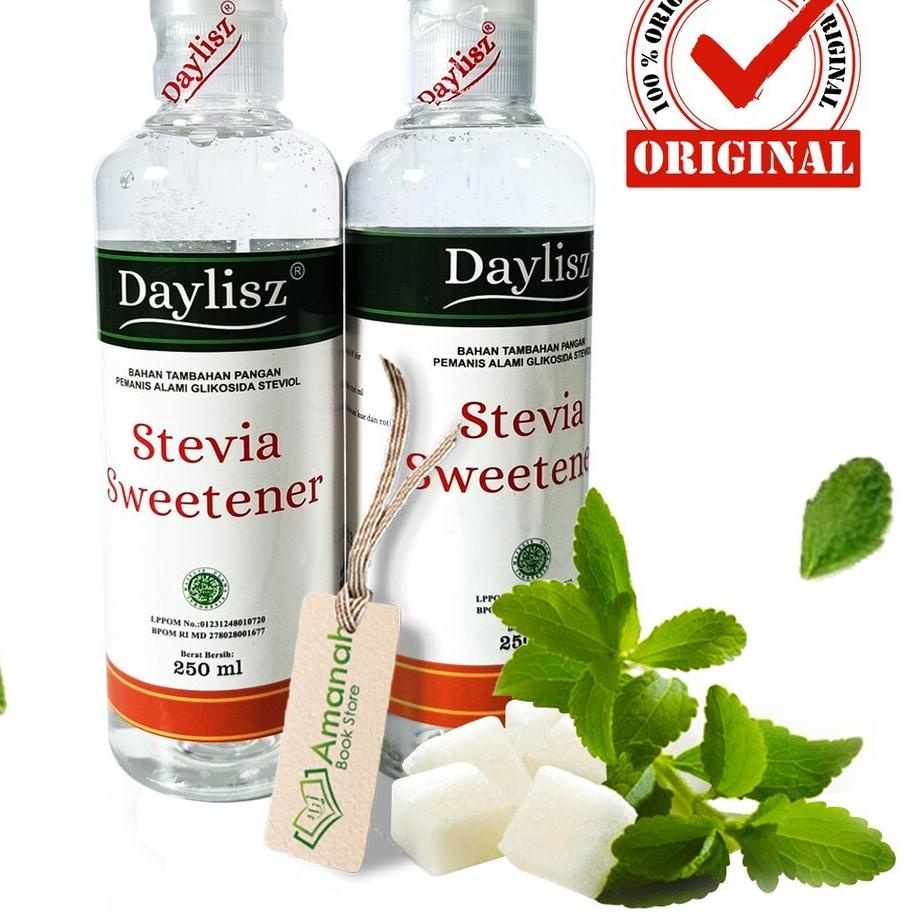 

Gula Cair Stevia Sweetener Daylizs 250ml Pemanis Stevia Natural Healty Food ✓