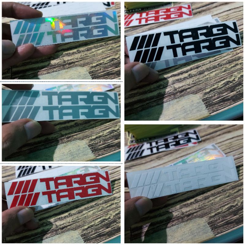 STICKER TARGN TEAM AROGAN NEW CUTTING