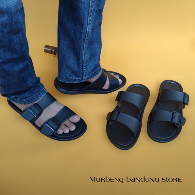 Sandal pria casual model populer terbaru