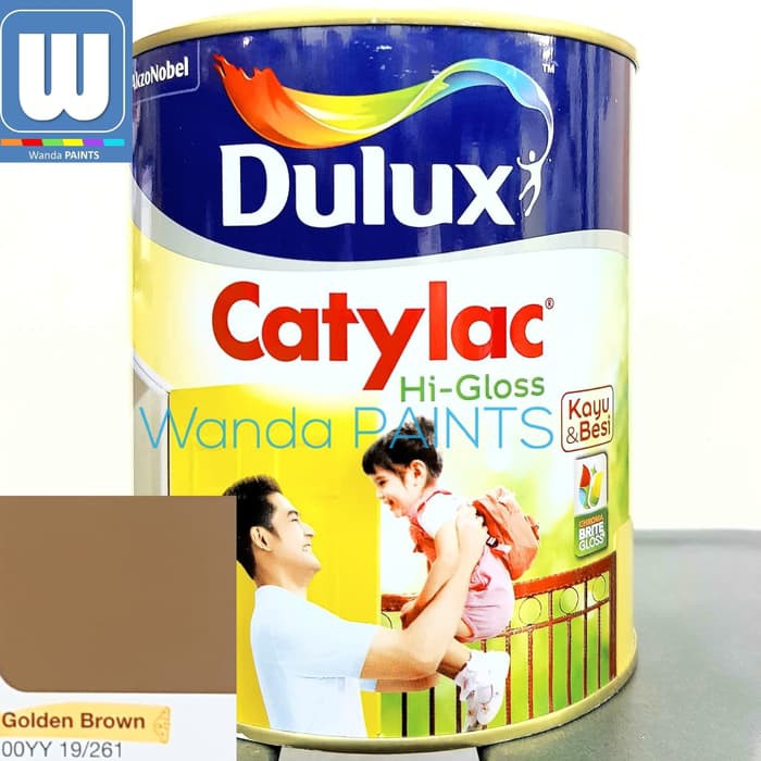 

Cat Minyak DULUX CATYLAC HI GLOSS Golden Brown 00YY19/261 (1 KG)