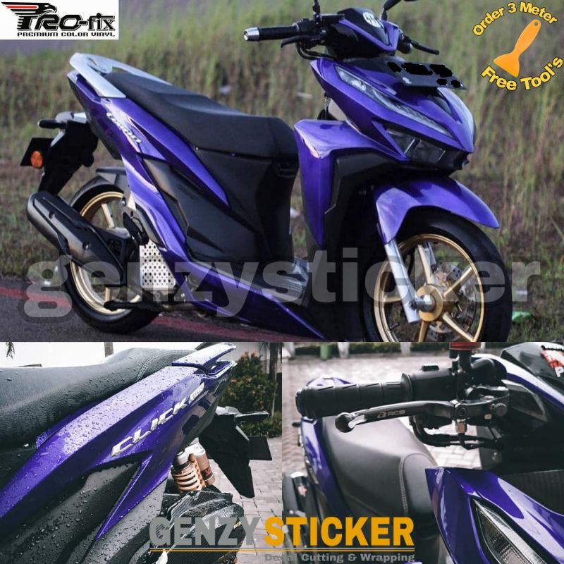 stiker skotlet ungu candy glosy sticker ungu metalik glossy dark purple