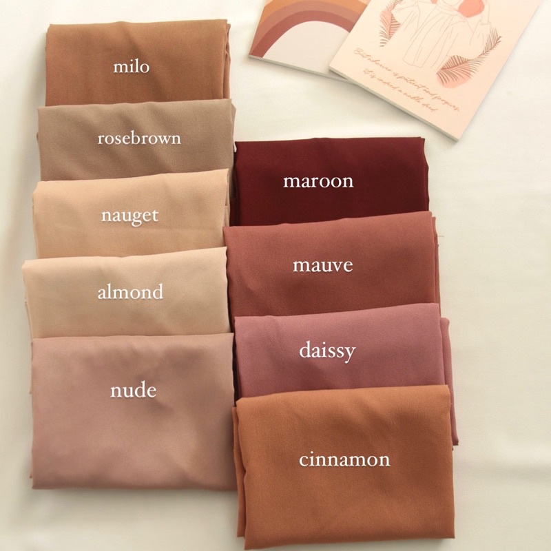 HIJABQA - Bergo Maryam Premium Hijab Bergo Tali