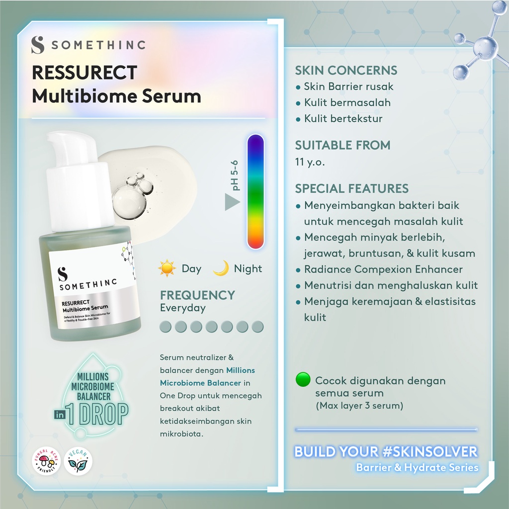 Somethinc RESURRECT Multibiome Serum