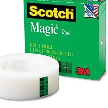

✶ 3M Scotch 810 Magic tape 3/4inch x 36yards ⅎ