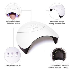 36W/60W M4 UV LED Pengering Kutek Kuku Smart Portable Nail Dryer Z3 Cepat Kering Nail Art SUN Kering Panas orri