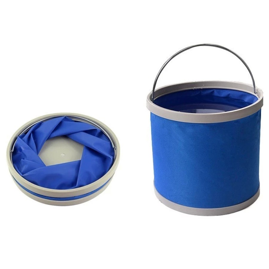 Folding Bucket Fishing Waterproof Pail 11L / Ember Lipat - Blue