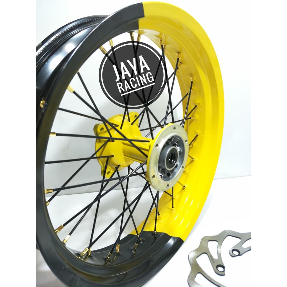velg supermoto ring 17 Klx 150 - Dtracker 150 sepaket lengkap