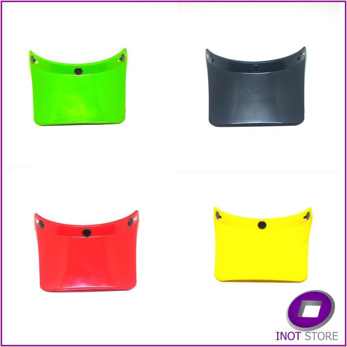 Pet Ped Topi Fino Helm Cross Retro Classic Kulit Bebek Trail Panjang