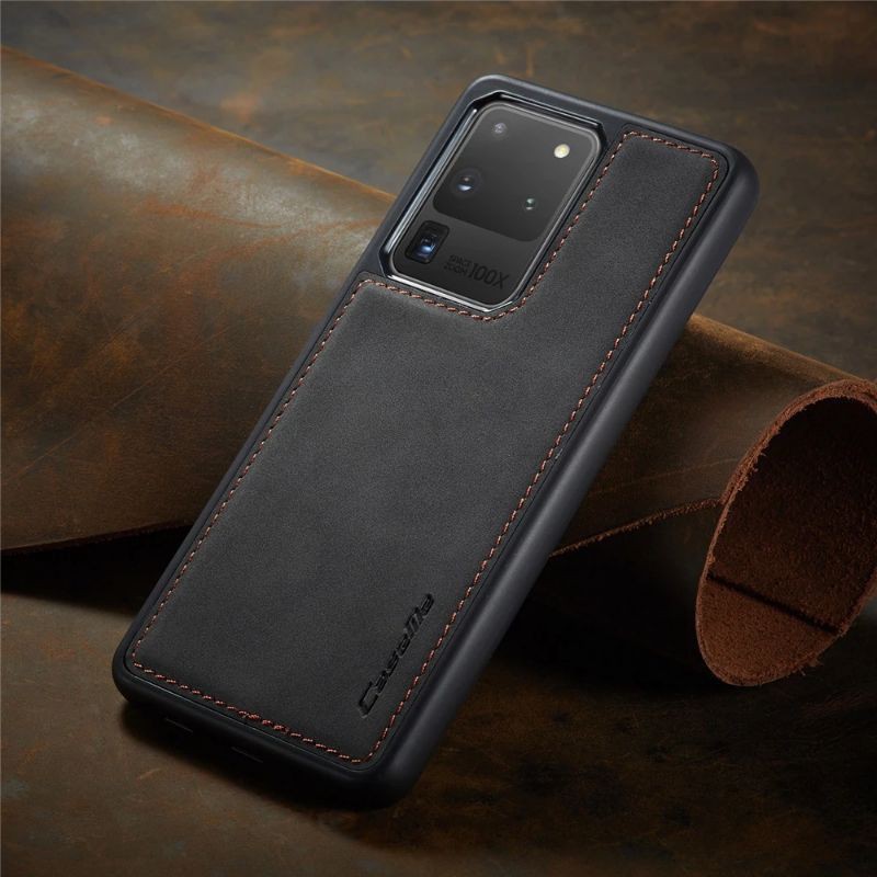 Soft Case Samsung Galaxy S20 Ultra & S20+ Plus Original CaseMe Leather Cover Casing Sarung Hp Kulit