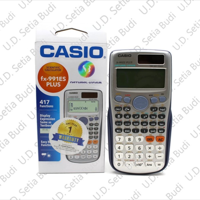 

Kalkulator CASIO FX-991ES PLUS Asli dan bergaransi Limited