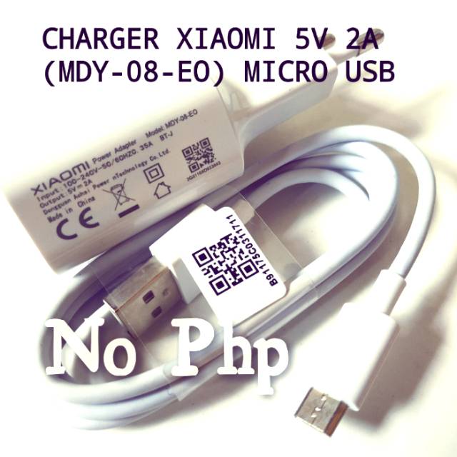 ORIGINAL CHARGER X1AOM1 REDMI 5 5A 5 PLUS 4 4A 4X 3 3S 2A (EO) ORIGINAL 100% MICRO