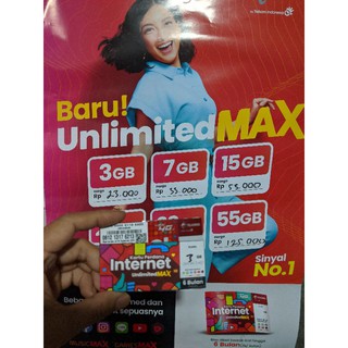 kartu Telkomsel unlimited max | Shopee Indonesia