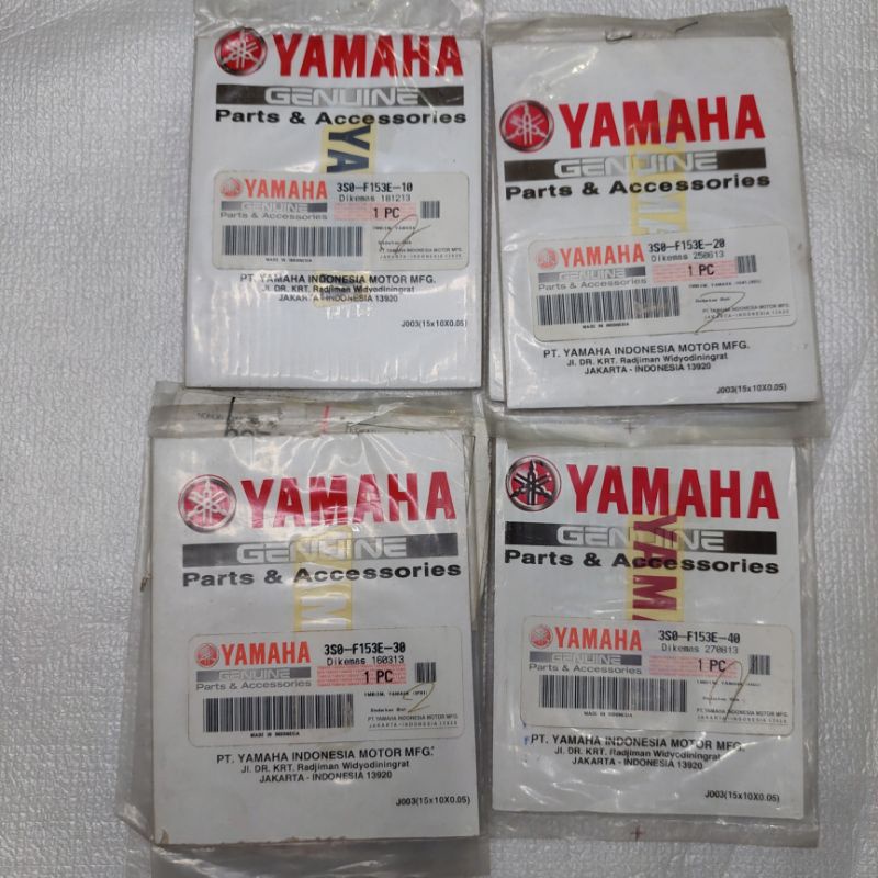 Emblem logo stiker tulisan yamaha Mio fino xeon mioj fino f1 vega r r15 original 3S0 F153E 10 20 30 