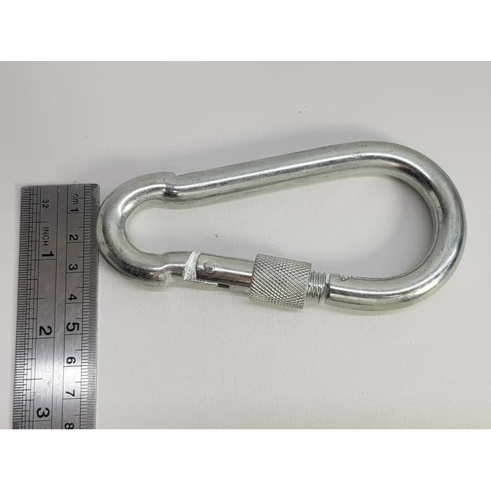 C1604 carabiner besi 12cm carabiner hook diameter besi 1cm