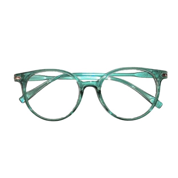 Reseller Welcome - F335 Kacamata Fashion Wanita Anti Radiasi / Sunglasses / Kacamata / Anti Radiasi-Hijau Elektrik