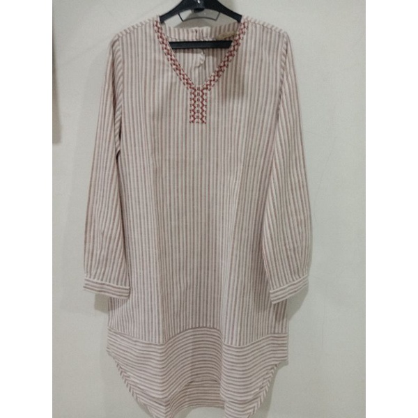 Tunik Triset Preloved/ Blouse panjang triset preloved