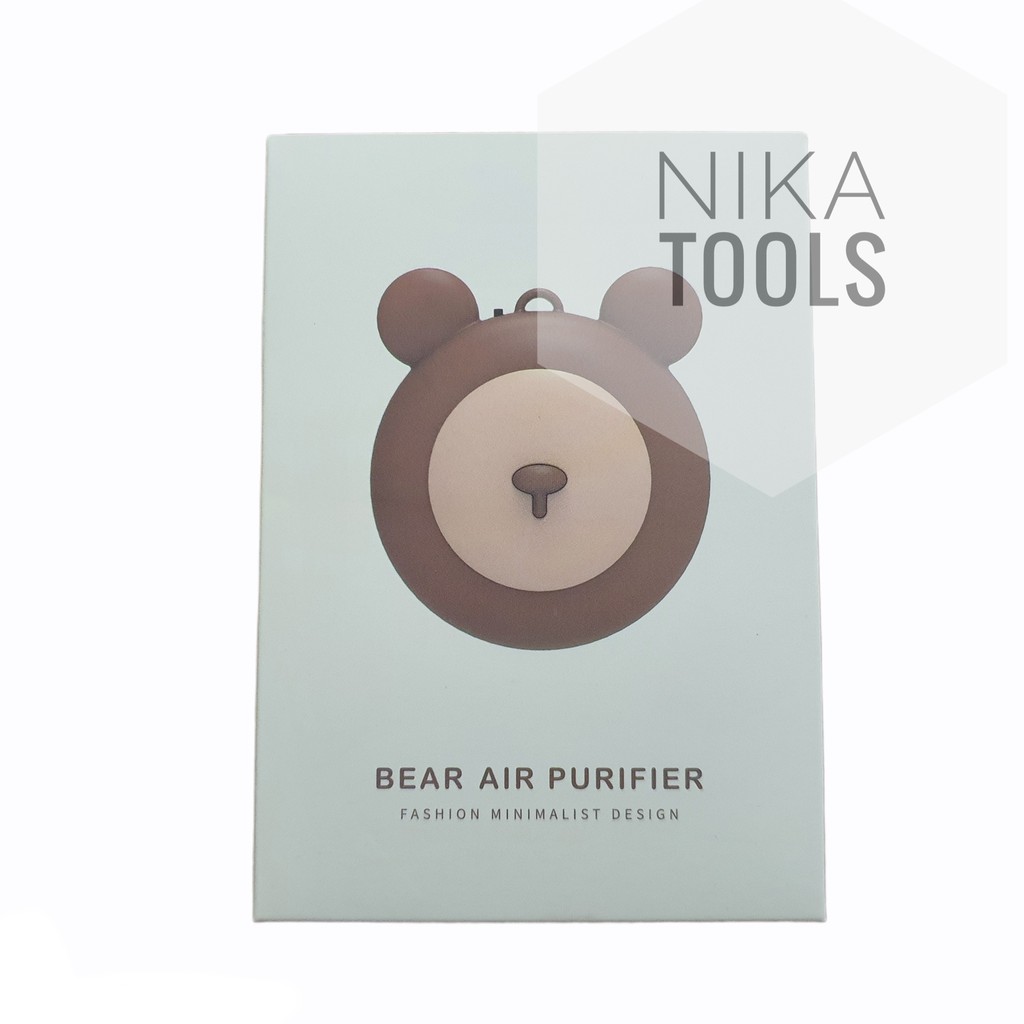 Air Purifier Necklace Bear Freshener Ionizer Kalung ion