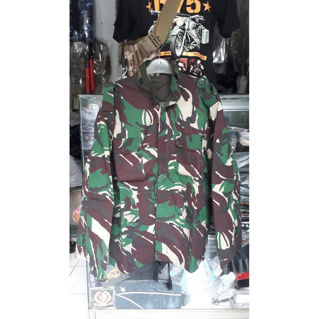 Jaket Loreng Bolak Balik - Jaket Parka Army Tactical