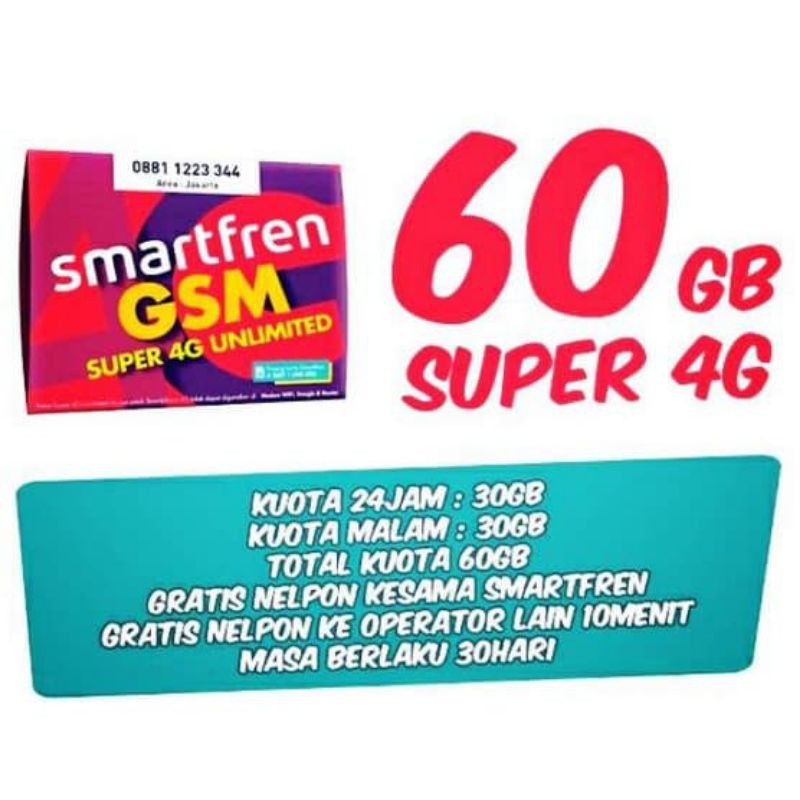 SMARTFREN 60GB