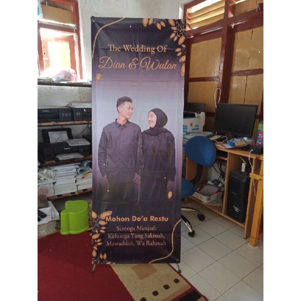 CETAK X BANNER & BANNER PERNIKAHAN CUSTOM