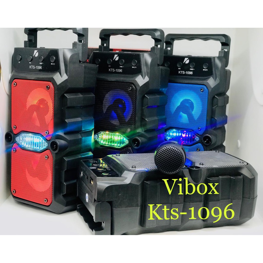 New~Speaker bluetooth vibox kts1096 BONUS mic karaoke