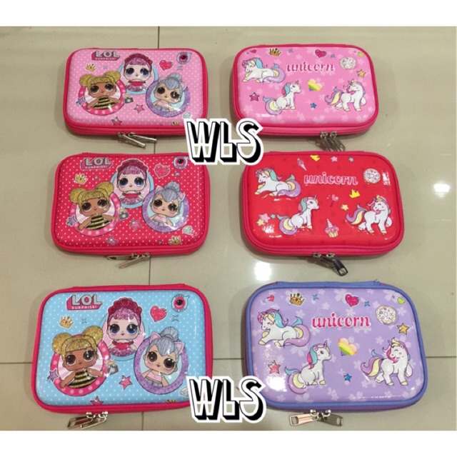 

Kotak pensil smiggle LOL Unicorn