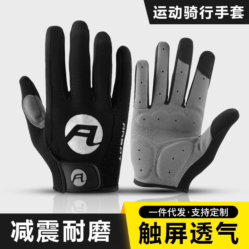 ARBOT Sarung Tangan Olahraga Touchscreen Sport Riding Gloves XL AB295 - Black/Gray