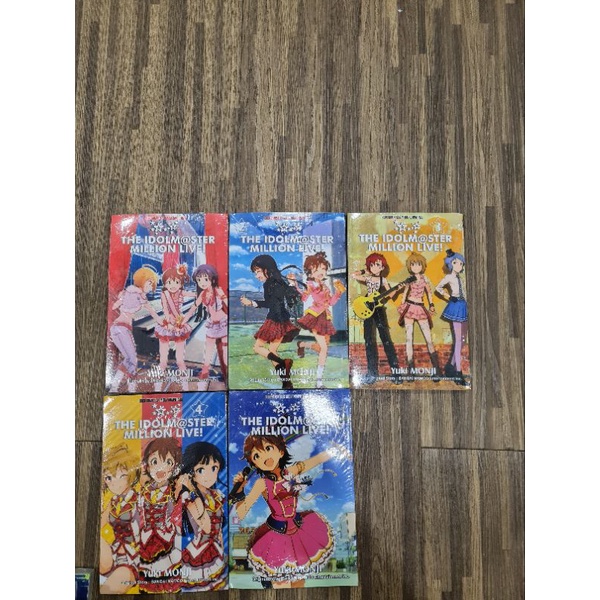 Komik The Idol Master Milion Live set vol 1-5 segel ori