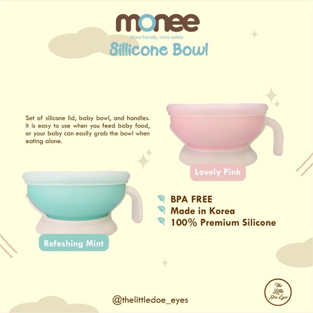 [READY] Monee Silicone Baby Bowl