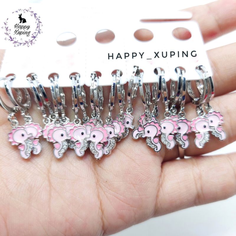 ANTING XUPING ANAK LAPIS EMAS - MODEL MIRIP EMAS - PERHIASAN ANAK - MODEL MIRIP EMAS GANTUNGAN CAT