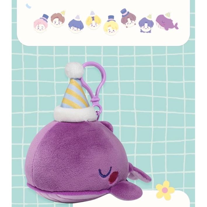 [DP] BTS TINYTAN WHALE PLUSH KEYRING WHALE KEYRING