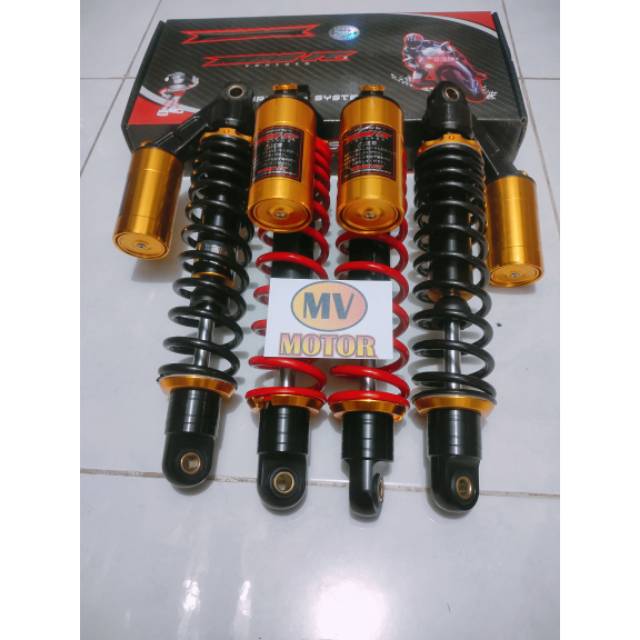 Shockbreaker/Shock Belakang Tabung Motor Supra, Supra 125, Kharisma, Supra Fit, Revo 340 mm