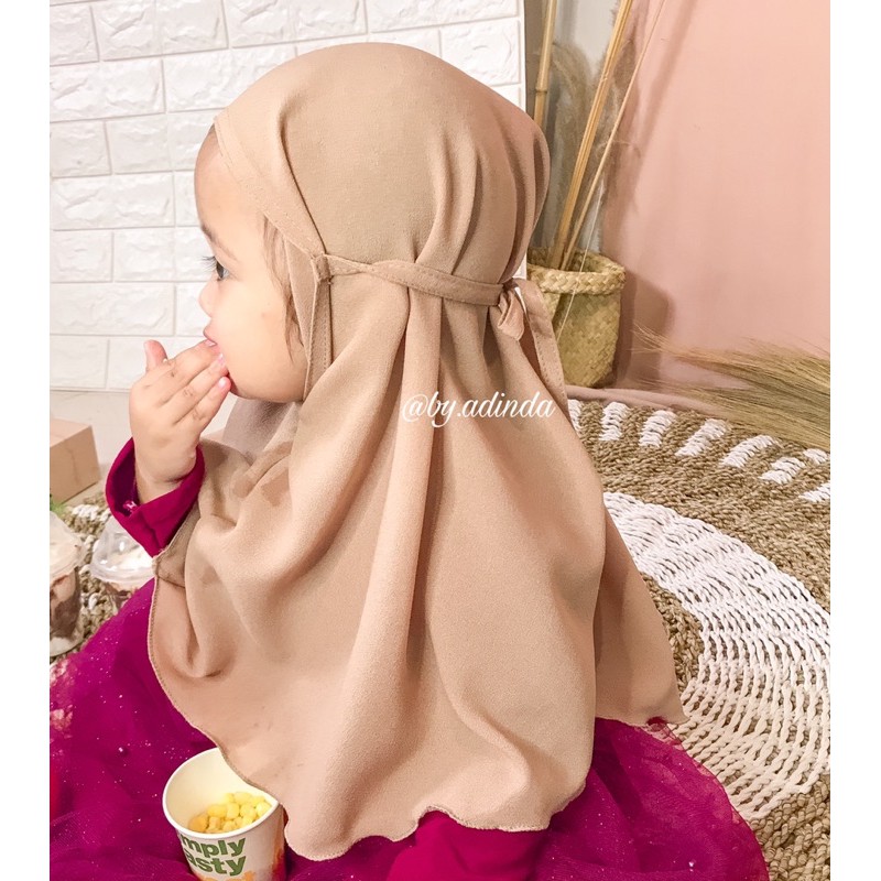 Bergo Anak Maryam Kids Tali non pet diamond Hijab instant Balita Jilbab anak