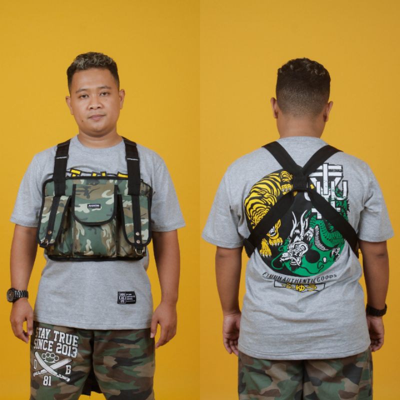 [ BISA COD ] CHEST BAG GEN 1 SPESIAL EDITION ARMY/DORENG ROMPI DADA RIGBAG TACTICAL