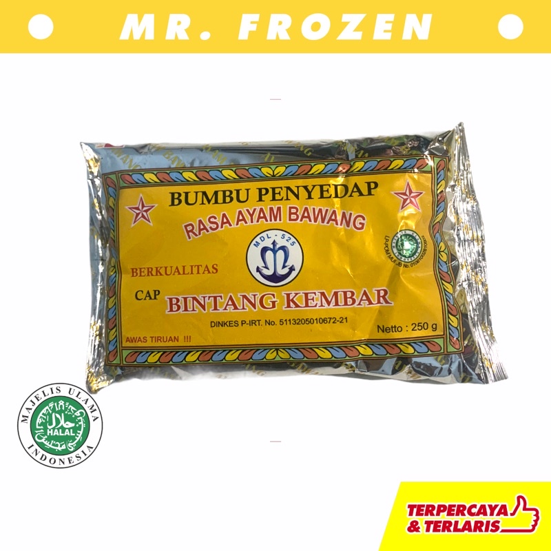 

Penyedap Rasa Cap Bintang Kembar 250 Gr