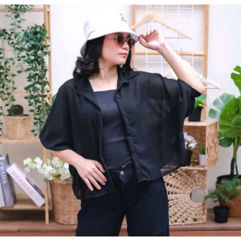 CARDIGAN WANITA OVERSIZE  OUTER KOREA CERUTTY JUMBO