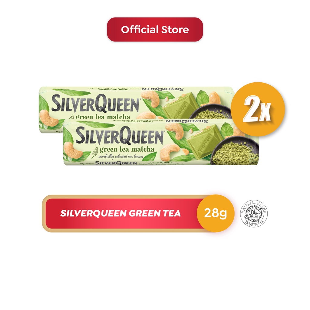 

Silverqueen Green Tea 25 g x 2 pcs