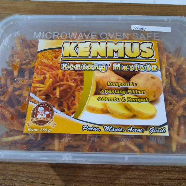 

Kripik kentang mustofa (kenmus) home made 250gram