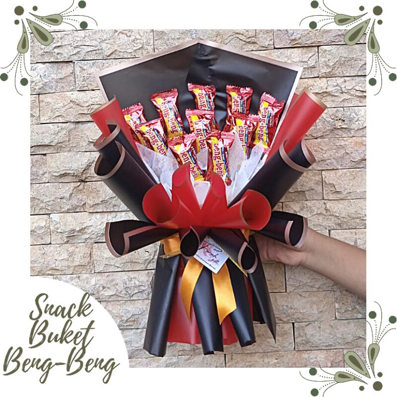 

Buket snack beng beng / snack buket / kado unik / hadiah custome